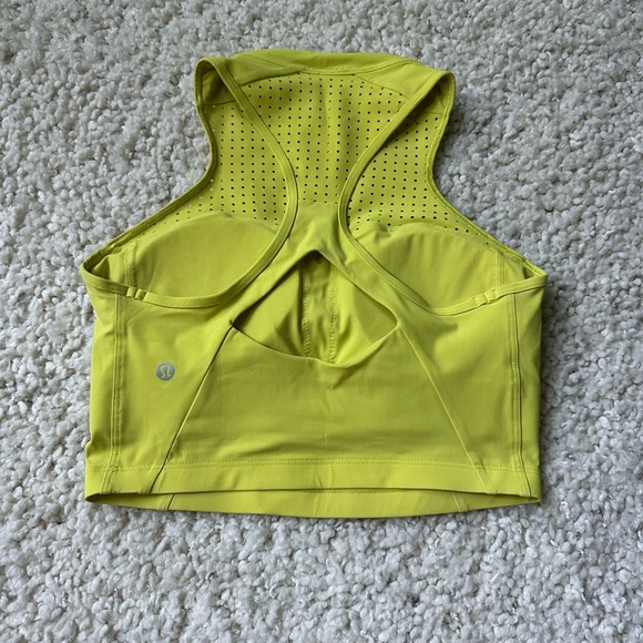 Lululemon Unleash Strength Bra *Medium Support, B/C Cup Yellow Serpentine - Picture 4 of 5